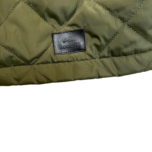 Roots Canada Mens Coat Quilted Sleek Champions Club Green Extra Large - Picture 6 of 13